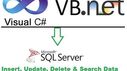 How to insert, Update Delete and Search Data From SQL Server by vb.net