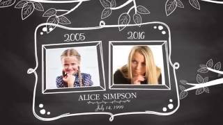 Graduation Memory Board | After Effects template