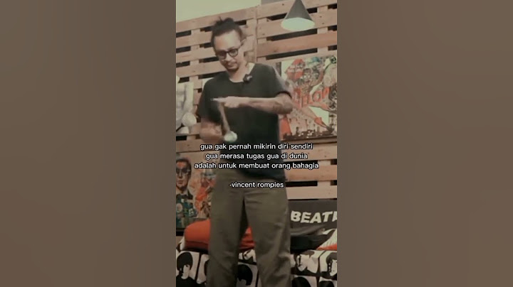 Vincent trompies - gua gak pernah mikirin diri sendiri