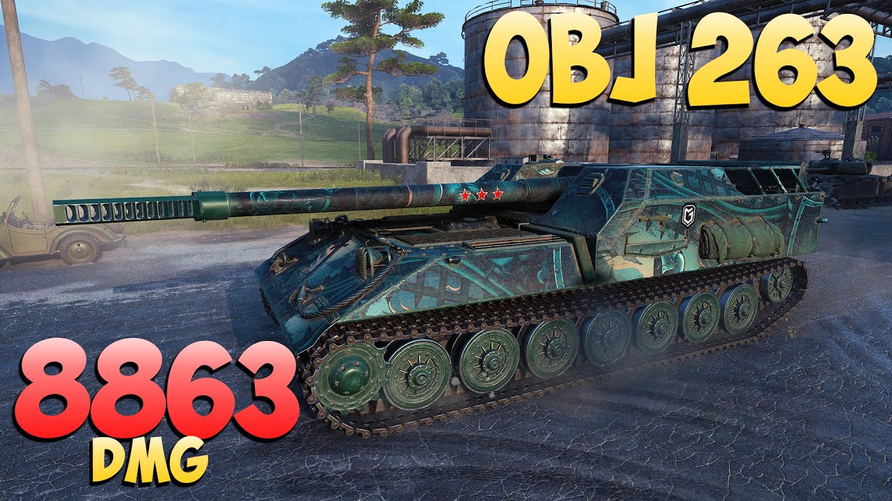 Об 263 - 5 Kills 8.8K DMG - Безмятежный! - Мир Танков