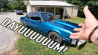 The best fox body Mustang color, hands down!