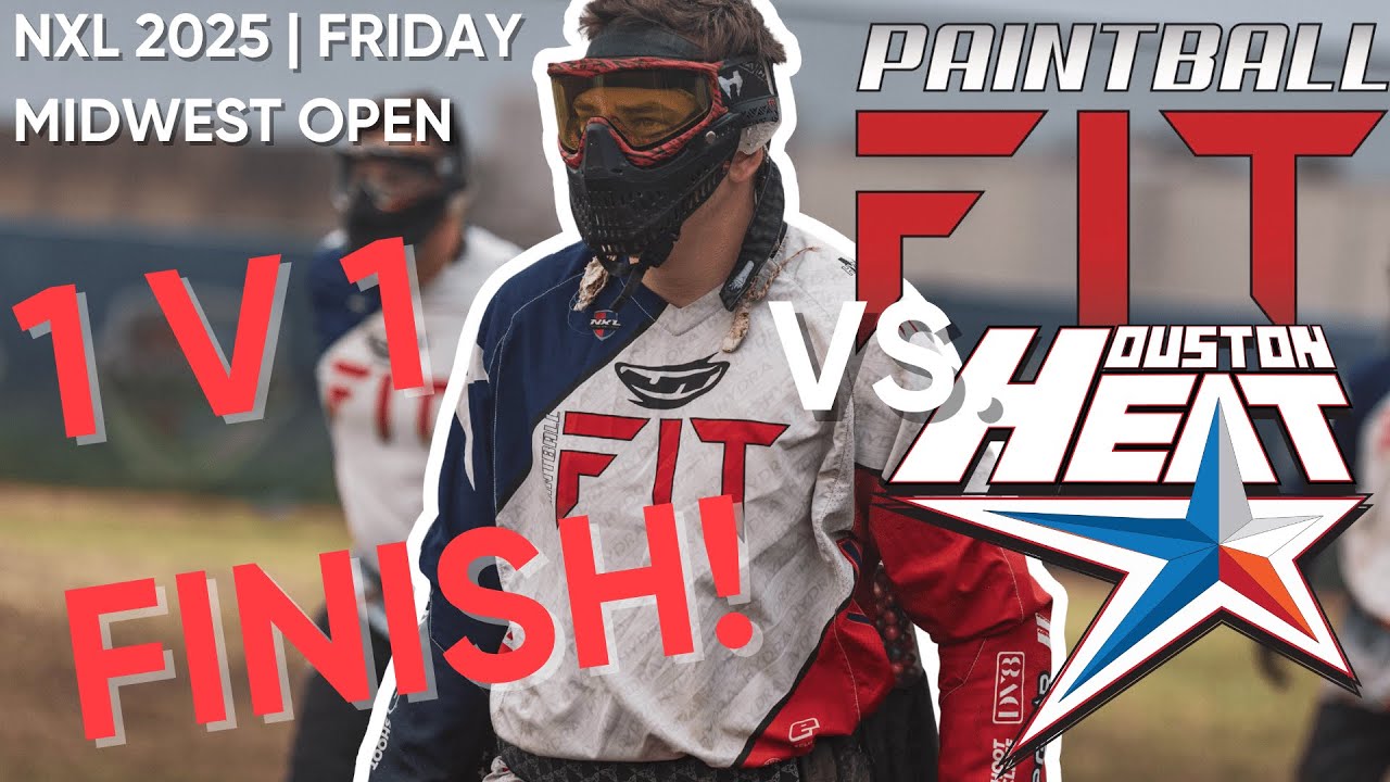 Пейнтбол FIT против Houston Heat | NXL Midwest Open — пятница, 20 июня 2025 г.