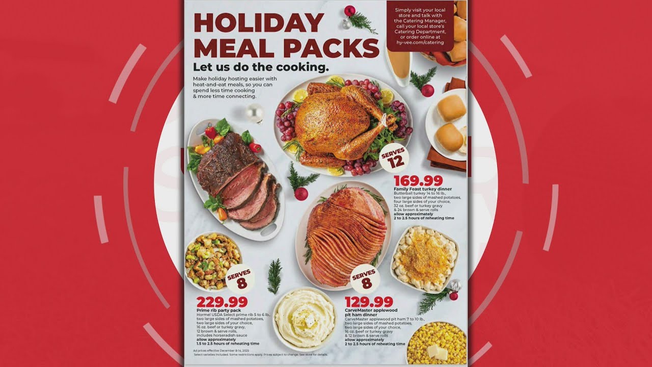 Sponsored Content: What's Cooking with Hy-Vee: Holiday Meal Packs