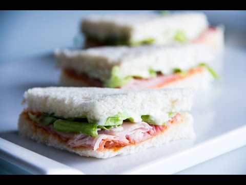 Sandwiches Vegetales con Jamón I Comando Cocina