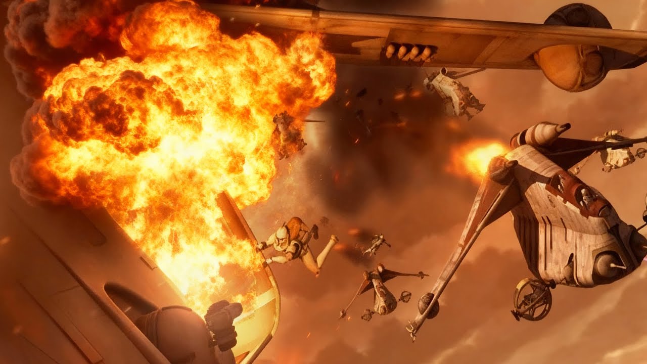 The Second Battle of Geonosis WITH... nothing but ACTION!!!