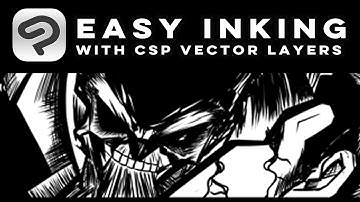 Easy Comic Book Inking Using Clip Studio Paint Vector Layers
