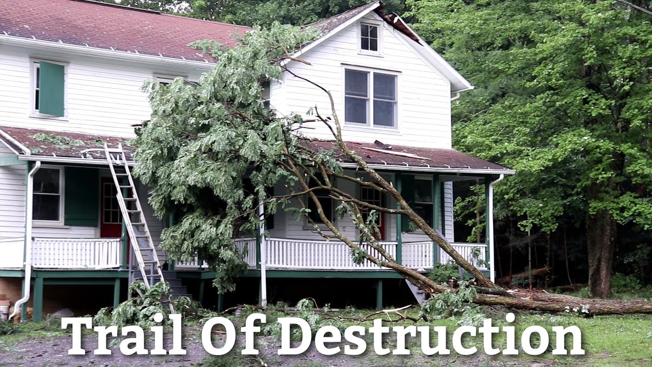Severe Thunderstorms Leave Trail of Destruction! - YouTube