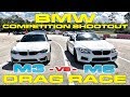 BMW M6 Launch Control - 2018 M3 vs 2015 M6 Dinan 1/4 Mile Drag Racing