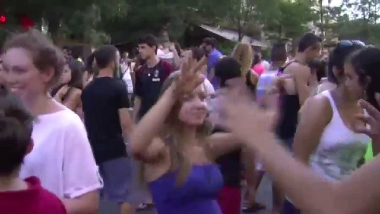 Israeli party at Karmiel (Israel party and street rave with women