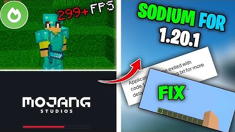 Sodium block invisible and crash FIXED🔥| Sodium Mod for Pojav Launcher 1.20.1 🔥