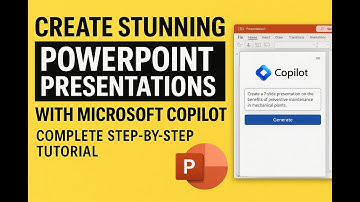 Create Stunning PowerPoint Presentations with Microsoft Copilot | Complete Step-by-Step Tutorial