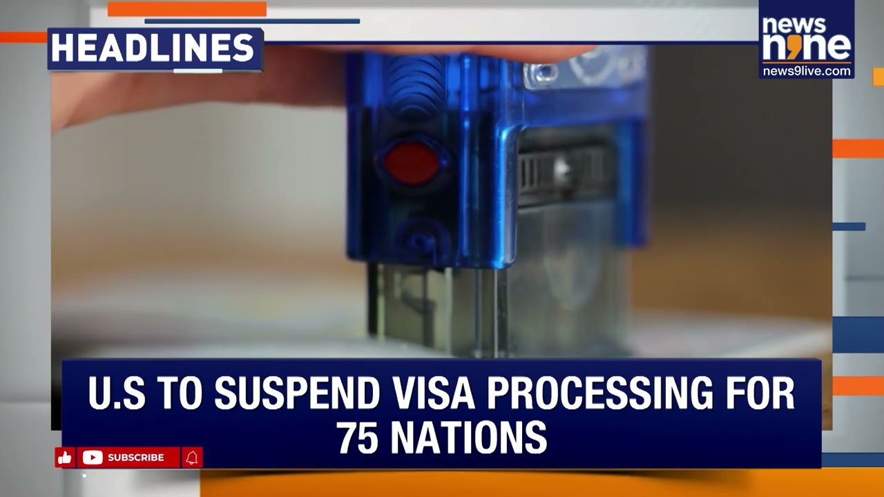 US Visa Curbs 75 Countries | Trump Visa Suspension | Iran Airspace Closed | Maharashtra Civic Polls