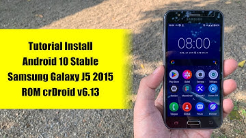 ROM Terbaik Samsung Galaxy J5 2015 !! Install Android 10 Stable : crDroid v6.13