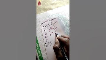 learn how to solve exponential equation quickly | maths shorts