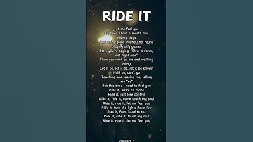 Thumbnail of Jay Sean - Ride It (Lyrics) #music #englishsong #lyrics #shorts  #trending #rideit #song #viral
