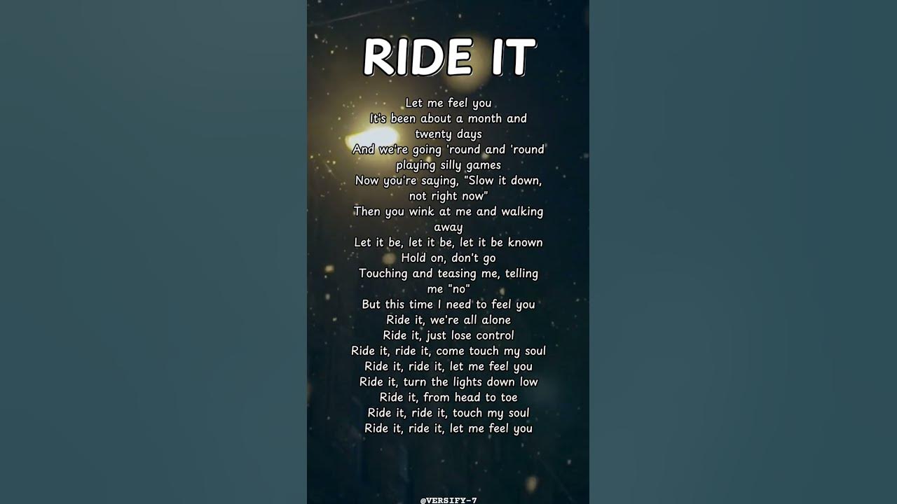 Jay Sean - Ride It (Lyrics) #music #englishsong #lyrics #shorts  #trending #rideit #song #viral
