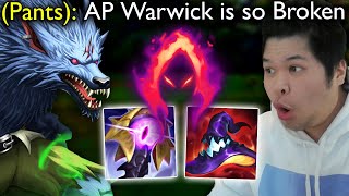 Warwick but I built him FULL AP and basically 1 shot everyone I could with my bite