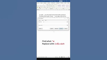 Xoá nhanh khoảng trắng thừa trong Word | Tự học Word | thanhviet0101 #shorts