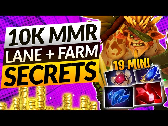 10K MMR LANING TRICKS and Farm Tips for EVERY CARRY - Dota 2 Offlane Guide class=