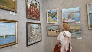 Выставка художников в Пущино, в Доме Учёных