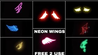 Neon Angel Wings 🔥 Black Screen |SAMSUNG,A3,A4,A5,A6,A7,A8,S3,S4,S5,J2,J3,J4,J5,J7 |