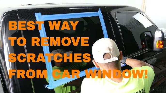 🚗💨 How To Remove Scratches From Windshield 🧽🚿 