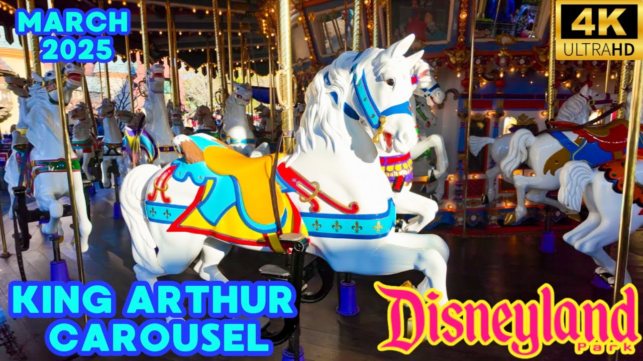 Disneyland's King Arthur's Carousel-Disneyland Rides [4K POV]