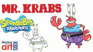How to Draw Mr. Krabs from SpongeBob SquarePants Step by Step screenshot 5