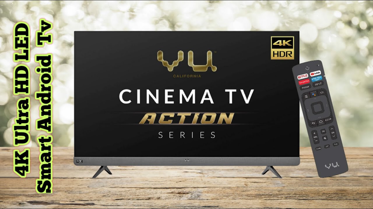 Vu 65LX (65inches) Cinema TV Action Series 4K Ultra HD LED Smart Android TV