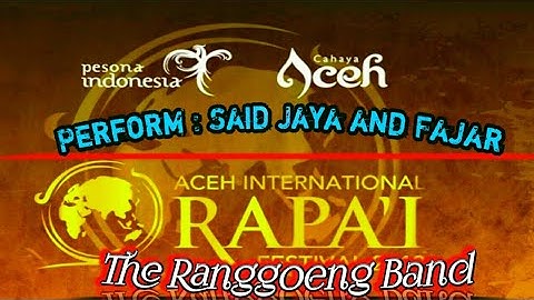 Perform Said Jaya and Fajar ( The Ranggoeng Band ) In Aceh Rafa