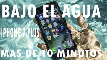 Es el iPhone 7 plus resistente al agua con la pantalla agrietada?