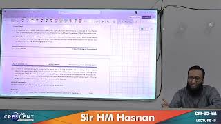 CAF 5 SIR HM HASNAN LECTURE 48