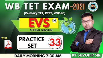 Environment Science (EVS) Practice Set- 33 | Primary TET Exam Preparation 2021 | Bong Education