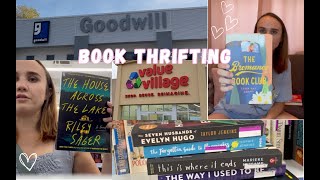 Book shop with me 📚 at a THRIFT STORE? | why I buy books second hand