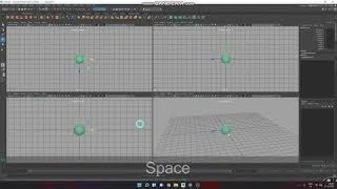 Autodesk Maya 2022 lecture 1  Introduction to the basic UI of the Maya