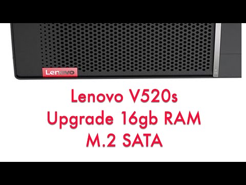 Lenovo v520s how to Upgrade 16gb RAM & M.2 Nvme Pcie Disassembly