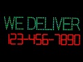 Displays2go| WE DELIVER LED Sign - Light Functions Displays2go| WE DELIVER LED Sign - Light Functions