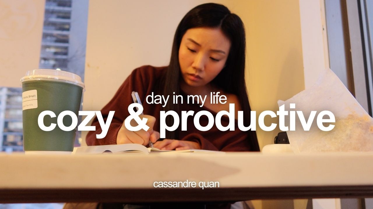 a cozy & productive vlog 🍓 | rebuilding my daily routine & student therapist life