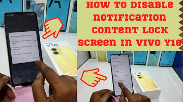 How to Notification content disable in VIVO Y16| How to Turn On / Off App Notifications on Vivo Y16