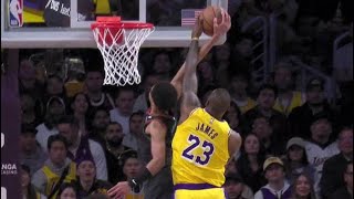 Lebron James CHASED Down Block Was Amazing ! 🤯