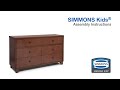 Simmons Kids® Bellante & Chevron Dresser Simmons Kids® Bellante & Chevron Dresser