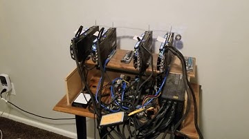 Mining Beam w/ 4 x 1080 Ti, Windows 10, NiceHash - Bitcoin Mining Vlog Day 3