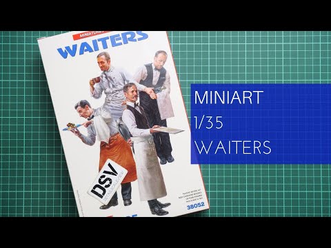 Video: MiniArt 38052 Waiters – číšníci (1/35)