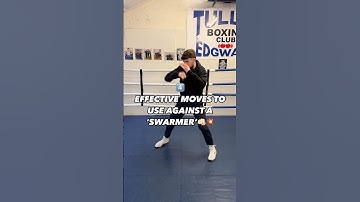Boxing basics: how to beat a ‘swarmer’👊🏻💥#boxing #boxingtechnique #fighttips #selfdefence #boxeo