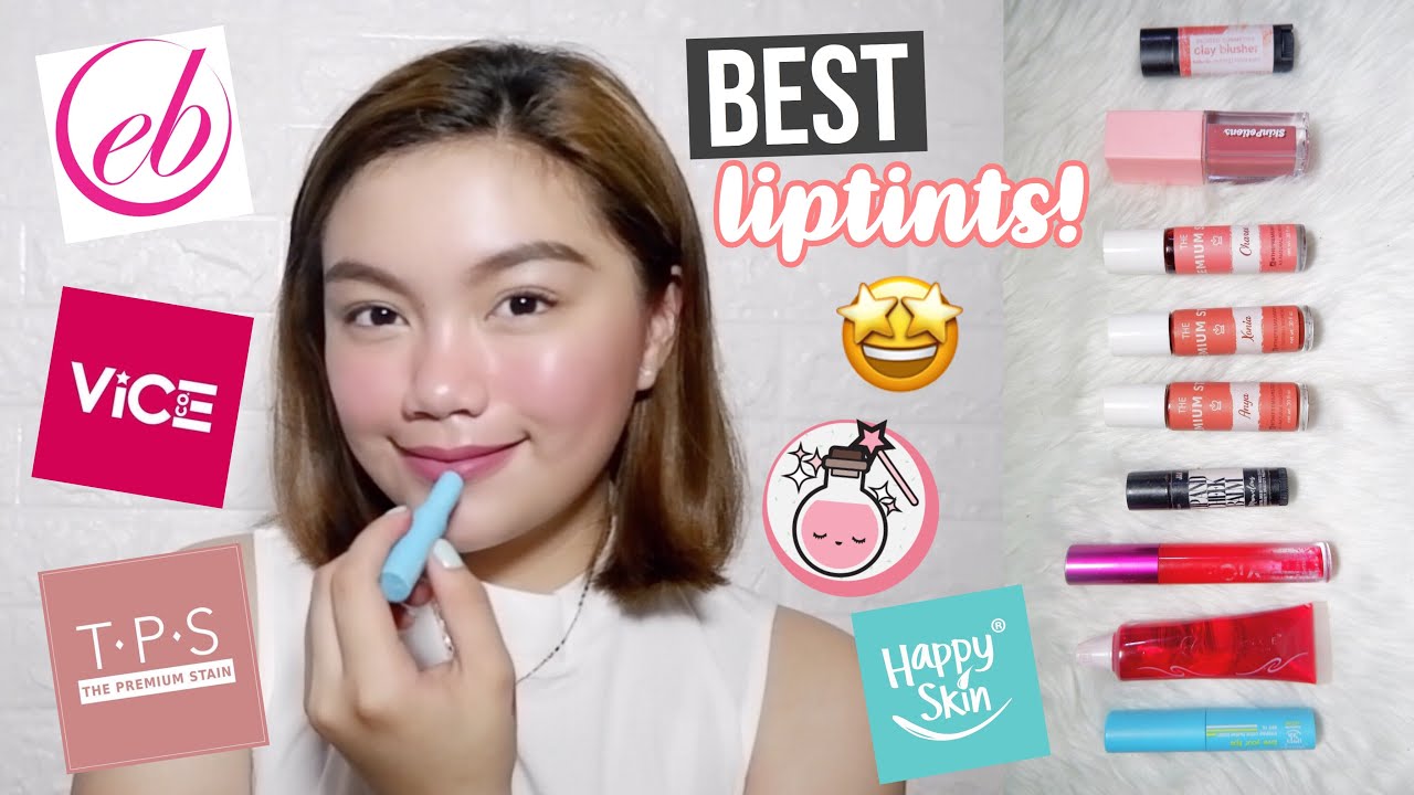 MY TOP 7 BEST LIPTINTS! ft. Happy Skin, Ever Bilena, Skinpotions, Vice Cosmetics, etc! (Philippines)