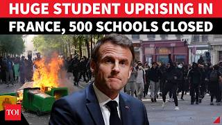 Macron Hit By Student Revolt, 'Uncontrollable' Protests Block School Gates Across France | Watch