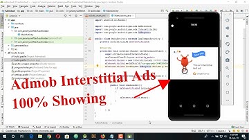 Admob Interstitial Ads 100% Showing | Adding Interstitial ad Admob in Android studio