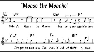 "Moose the Mooche" - Charlie Parker - with Lyrics/Words on Melody & Solo by Anthony Proveaux