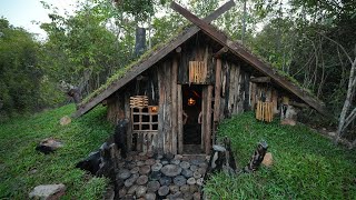 Building A Bushcraft Warm Dugout Shelter Living Underground , Wilde life