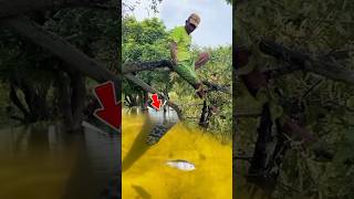 ALMOST OVERFALL, STRIKED BY A BIG SNOOP FISH 😱 #fishing #fish #shorts